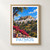 Patmos bordered print styled in Front oak frame - corrected opening; frame and props not included