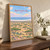 Abijatta-Shalla National Park full-bleed print styled in Original angled oak-console; frame and props not included