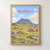 Mount Bintumani full-bleed print styled in Front oak frame - corrected opening; frame and props not included