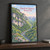 Chapada dos Veadeiros National Park full-bleed print styled in Black frame / charcoal wall; frame and props not included