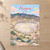 Nisyros full-bleed print styled in Unframed sheet - corrected A-series; frame and props not included