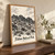 Itatiaia National Park full-bleed print styled in Original angled oak-console; frame and props not included