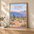 Los Cardones National Park full-bleed print styled in Light oak-console; frame and props not included
