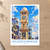 Muzaffarpur city view bordered print styled in Unframed sheet - corrected A-series; frame and props not included
