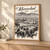 Khorramabad city view full-bleed print styled in Light oak-console; frame and props not included