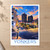 Yonkers city view bordered print styled in Unframed sheet - corrected A-series; frame and props not included