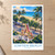 Jomtien Beach bordered print styled in Unframed sheet - corrected A-series; frame and props not included