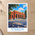 Visalia city view bordered print styled in Unframed sheet - corrected A-series; frame and props not included