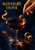 Hand lowering a green olive on a pick toward a dark red coupe cocktail, with citrus curls and gold “MIDNIGHT OLIVE” lettering.