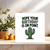 Funny Cactus Birthday Card – “Hope Your Birthday Is On Point” – 145mm x 145mm Square Greeting Card with Kraft Envelope – Cute Pun Humor for Him, Her, Friends, Family