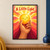 A hand holds a small smiling golden sun beneath the words “A Little Light,” surrounded by warm yellow, coral, orange, and burgundy rays.; frame shown for styling only