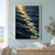 Diagonal gold and pale-cyan sunlight reflected across rolling indigo and petrol-blue ocean waves, with no horizon or shoreline.; frame shown for styling only