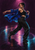 A dancer in a flowing cobalt jacket turns across a reflective floor under magenta and turquoise light; “MIDNIGHT FLOOR” appears at the bottom.