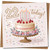22nd Birthday Card - 22 Today Cake, 145mm x 145mm Square, Includes Kraft Envelope