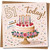 51st Birthday Card - 51 Today Cake, 145mm x 145mm Square, Includes Kraft Envelope