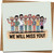 We Will Miss You Card – Funny Goodbye Leaving Work Colleague Farewell Card, 145mm x 145mm Square, Cute Team Cartoon, Blank Inside, Kraft Envelope Included