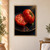 Split red heirloom tomato with glistening seed chambers beside an intact ribbed tomato on a dark plate, with loose seeds below.; frame shown for styling only