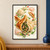 Illustrated opened pleated dumpling surrounded by steamed, translucent, and pan-seared dumplings, scallions, sesame seeds, and chili.; frame shown for styling only
