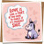 Funny Donkey Love Fart Greeting Card – Adult Humor – 145mm x 145mm – Blank Inside – Kraft Envelope – Valentines, Anniversary, Birthday Card for Him or Her