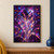 Tiled mirrored disco ball above translucent multicolored petal forms against a dark field of radiating light.; frame shown for styling only