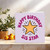 Happy Birthday Sis Star Card for Sister – 145mm x 145mm Square Birthday Greeting Card, Cute Star Design, Blank Inside, Includes Kraft Envelope