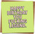 Happy Birthday You Fucking Legend Greeting Card, 145mm x 145mm Funny Rude Birthday Card for Him or Her, Lime Green, Includes Kraft Envelope