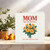 Funny Mothers Day Card - Mom I Got You Flowers... a Picture at Least - Square 145mm x 145mm - Daisy Bouquet - Blank Inside - Kraft Envelope Included