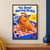 Smiling croissant character stretching on a checkered picnic cloth among coffee, bowls, berries, and a smiling yellow sun-shaped napkin; title reads “The Great Morning Stretch.”; frame shown for styling only