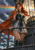Red-haired, pointed-eared elf in green and silver armor with an orange cape beside a faceted beacon above a stormy sea.