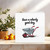 Funny Pun Greeting Card – Have a Wheely Good Day Wheelbarrow Design, 145mm x 145mm Square, Blank Inside, with Kraft Envelope – Birthday, Good Luck, Congratulations