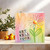 Get Well Soon Card, 145mm x 145mm Square – Pastel Daisy Floral Design, Blank Inside, Kraft Envelope Included – Cheer Up, Recovery, Hospital Greeting