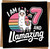 7th Birthday Card Kids – I Am 7 and Llamazing Llama Rainbow Cute Funny Pun – 145mm x 145mm Greeting Card with Kraft Envelope for Girl or Boy