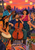 Five adults gather on a rooftop at dusk around a cello and hand drum, with lanterns, plants, a patterned rug, and a city skyline.