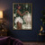 Purple-haired horned woman holding a glowing pearl above an ornate sculpted-face urn.; frame shown for styling only