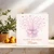 Happy Birthday Mum Card - Pastel Gift Box and Floral Swirls Design - Mum Birthday Greeting Card - Square 145mm x 145mm -, Includes Kraft Envelope