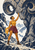 A short-haired adventurer reaches up to touch the face of an enormous stone ram with curling horns among snowy mountains and rocky cliffs.