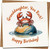 Granddaughter Birthday Card – Cute Crab 'You Rock' Square Greeting, 145mm x 145mm, Happy Birthday Design, Includes Kraft Envelope
