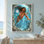 Braided woman in a coral-like top and turquoise wrap reaches forward through a submerged stone arch amid bubbles, fish, and ruins.; frame shown for styling only