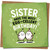 Sister Birthday Card - Have the Most Egg-cellent Birthday - Funny Pun, 145mm x 145mm Square - Cute Sister Card, Includes Kraft Envelope