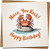 Niece Birthday Card - You Rock Crab Design, Funny Cute Square Greeting - 145mm x 145mm - Includes Kraft Envelope - Happy Birthday Card for Niece