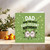 Dad Birthday Card - Egg-cellent Pun, Cute Eggs Illustration - Funny Dad Card - 145mm x 145mm Square, Includes Kraft Envelope
