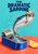 Crowned silver sardine leaping from an open blue tin beneath the navy headline “THE DRAMATIC SARDINE,” with droplets and a lemon wedge.