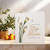 Sympathy Card for Step Mum Loss - Calla Lily Design - 145mm x 145mm Square Condolence Card with Kraft Envelope - Deepest Sympathy Message - Bereavement Greeting