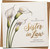 Sympathy Card for Sister-in-Law – Lily Design – Sending You Deepest Sympathy – 145mm x 145mm Square Greeting Card with Kraft Envelope