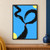 Three bold black paths converge around a red-orange wedge on blue, with pale yellow circles at opposite corners.; frame shown for styling only