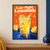 Illustrated Late-Night Lemonade headline above a sparkling golden drink with lemon wheel and splash, set against orange and cobalt blue.; frame shown for styling only