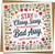 Funny Birthday Card – Stay Classy Sassy Bad Assy – Floral Square Greeting, 145mm x 145mm, Blank Inside, Kraft Envelope Included, Humorous Card for Women, Friend, Bestie