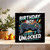 Gamer Birthday Card for Boys, Level 7 Unlocked 7th Birthday Greeting, Video Game Controller Design, Funny for Son Grandson Nephew, 145mm x 145mm Square with Kraft Envelope