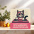 Funny Daughter-in-Law Birthday Card – DJ Cat Design, 145mm x 145mm, Blank Inside, Includes Kraft Envelope