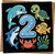 2nd Birthday Card for Boys or Girls – Under the Sea Animals Design with Dolphin Shark Turtle Crab – 145mm x 145mm Square Greeting Card with Kraft Envelope